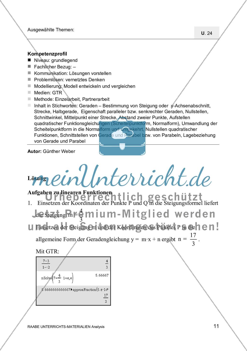 Kompetenzprofil und Lösungen Preview 1