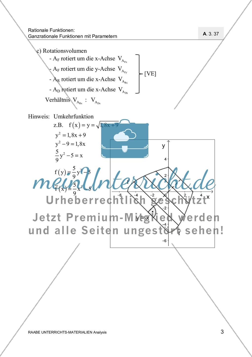 Übungen zu Wurzelfunktionen Preview 5
