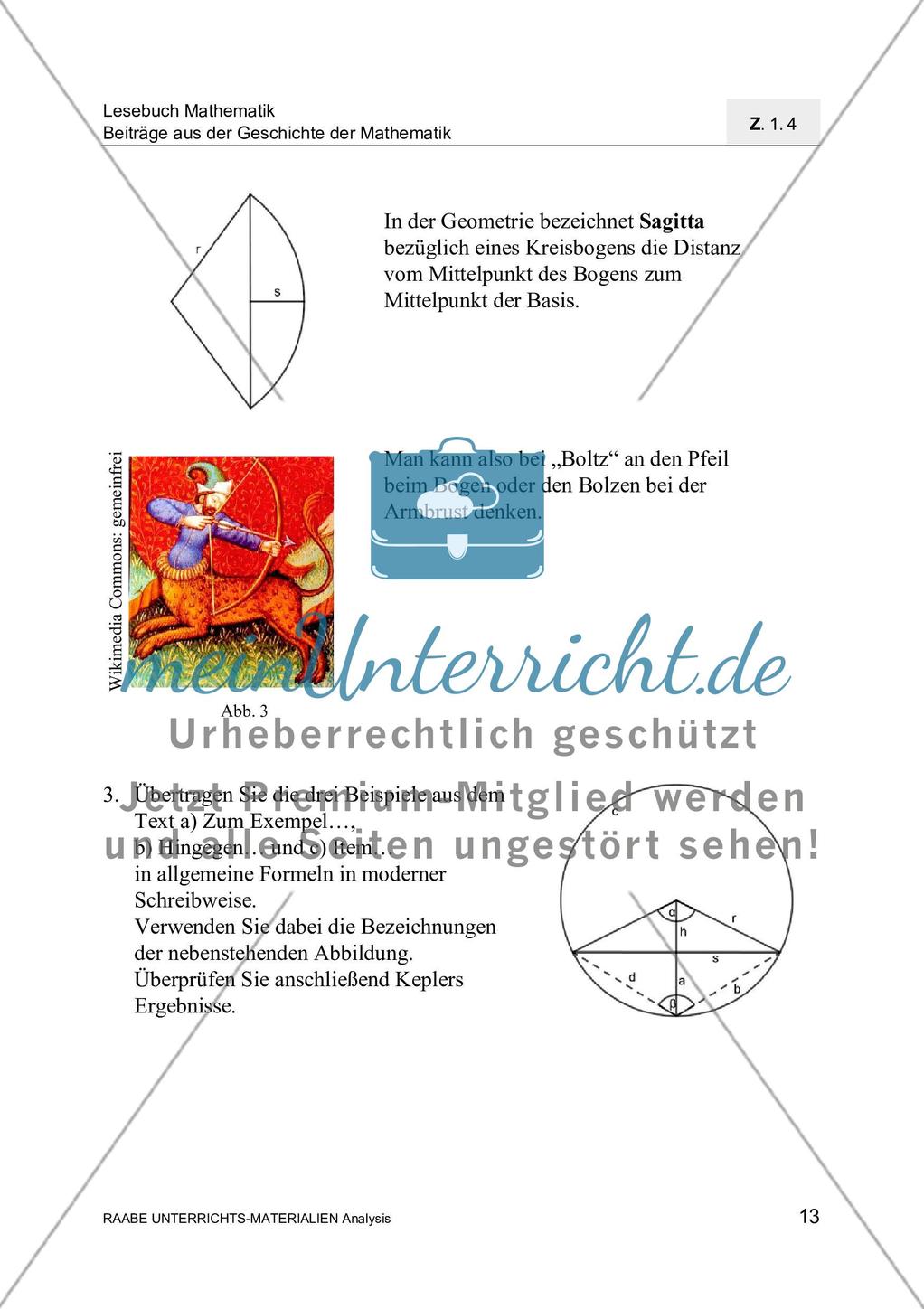 Rotationskörper und Kreisberechnungen von Johannes Kepler Preview 15