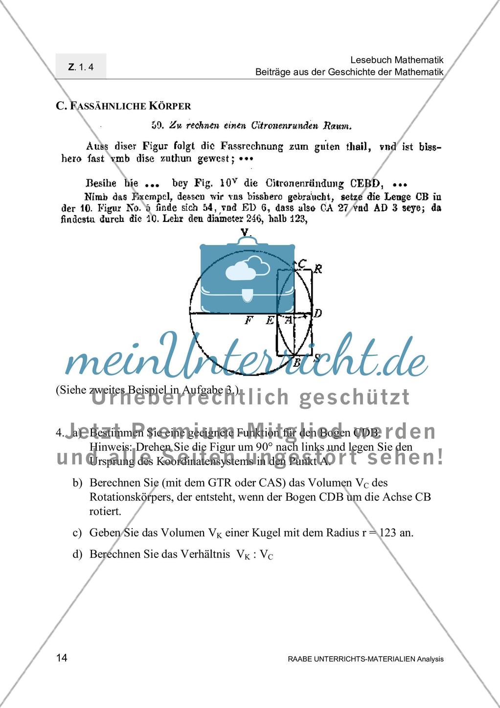 Rotationskörper und Kreisberechnungen von Johannes Kepler Preview 16