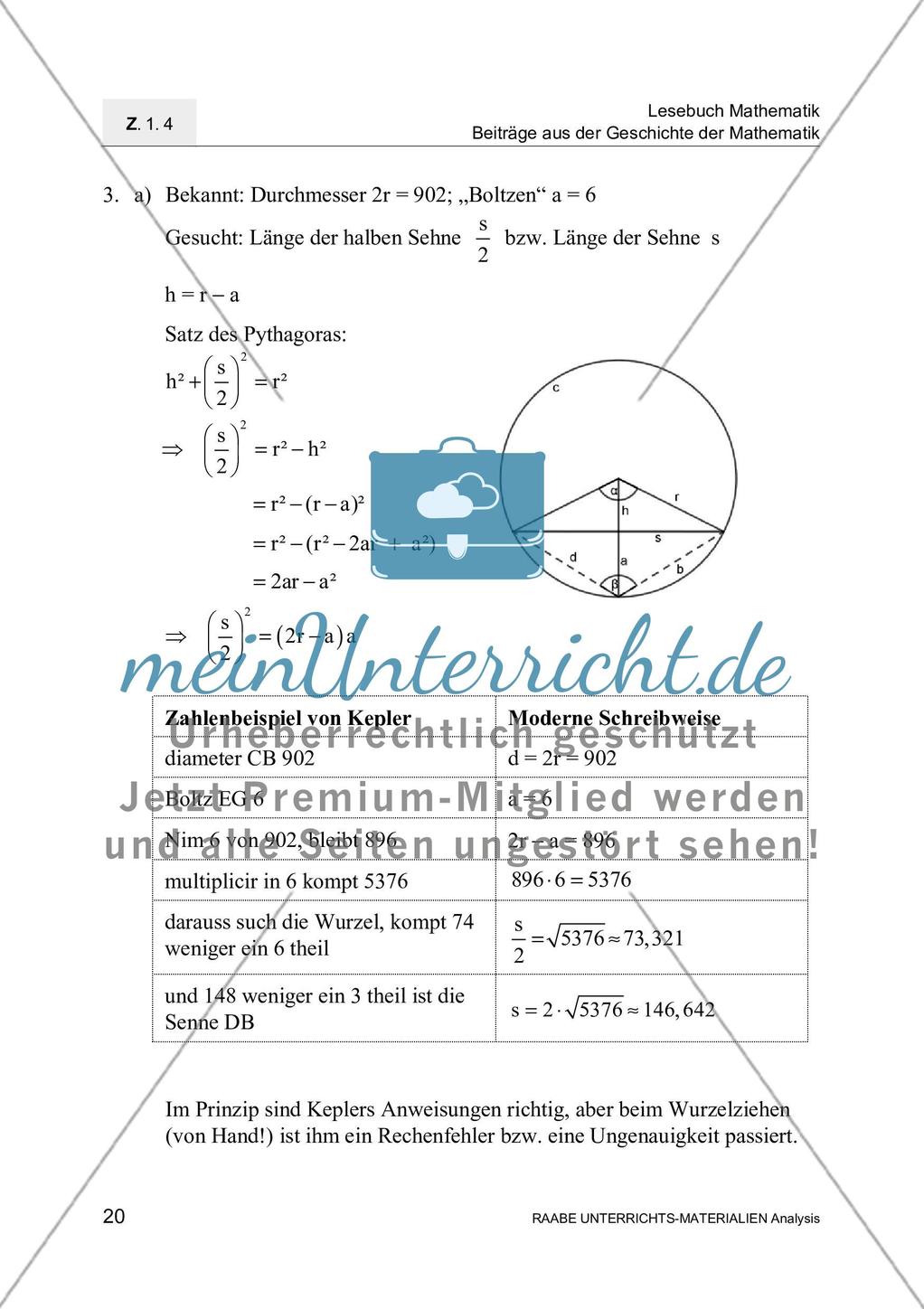 Rotationskörper und Kreisberechnungen von Johannes Kepler Preview 22