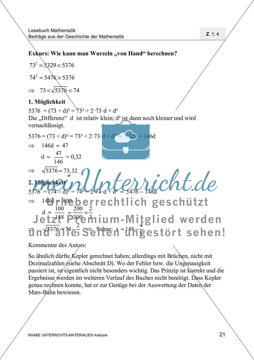 Rotationskörper und Kreisberechnungen von Johannes Kepler Preview 23