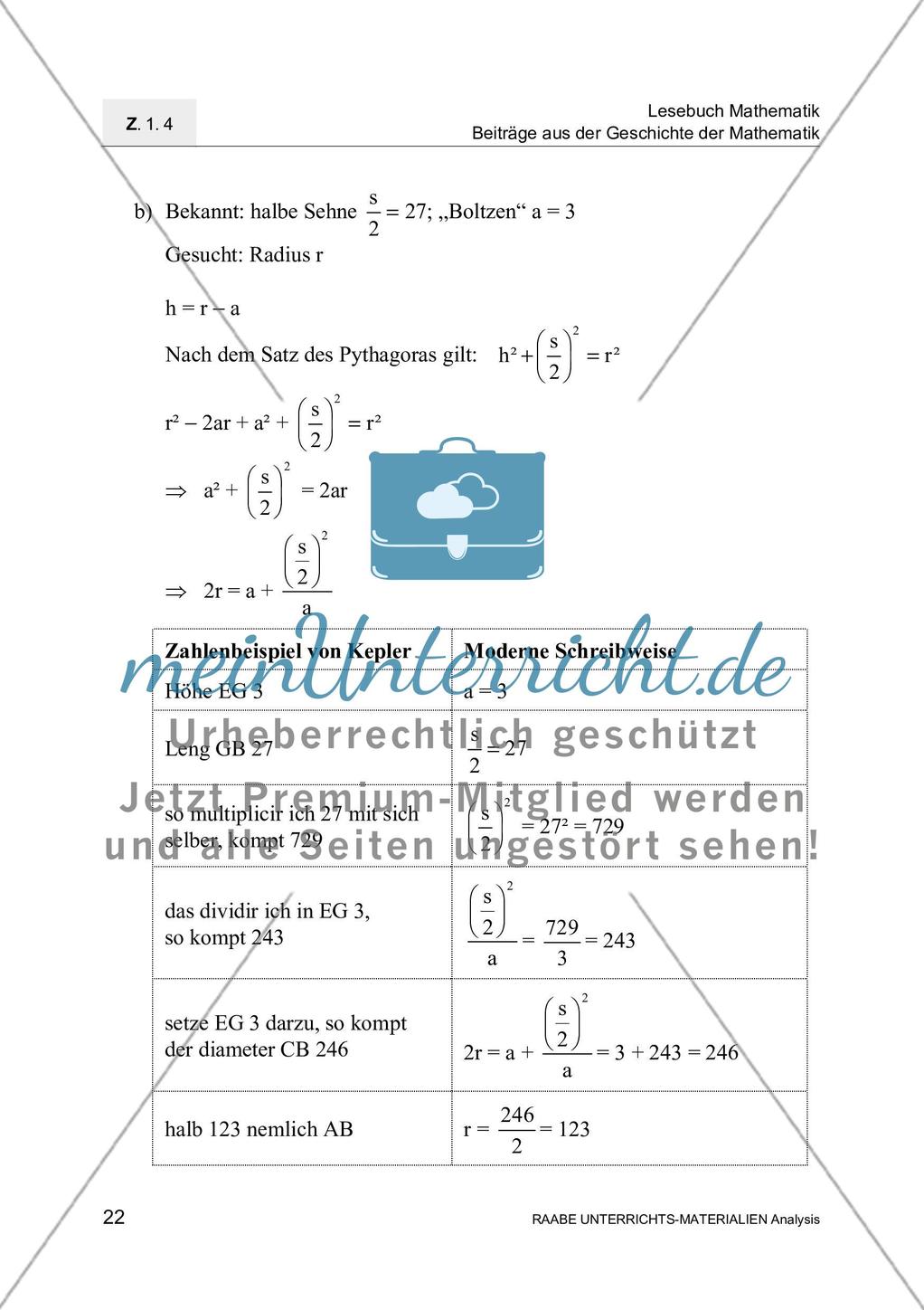 Rotationskörper und Kreisberechnungen von Johannes Kepler Preview 24