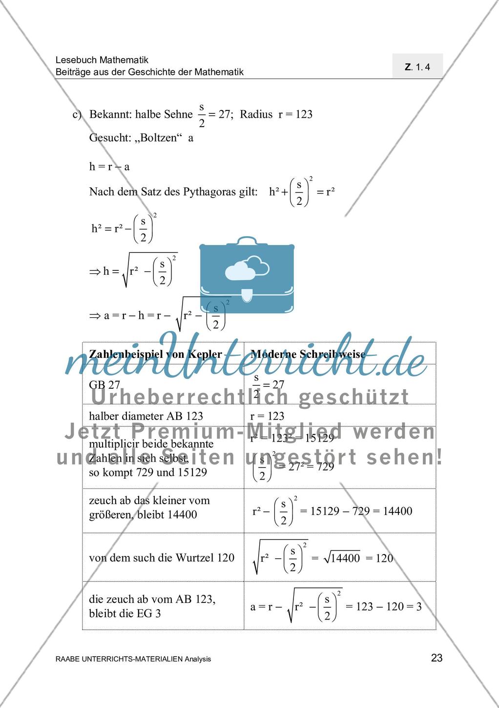 Rotationskörper und Kreisberechnungen von Johannes Kepler Preview 25