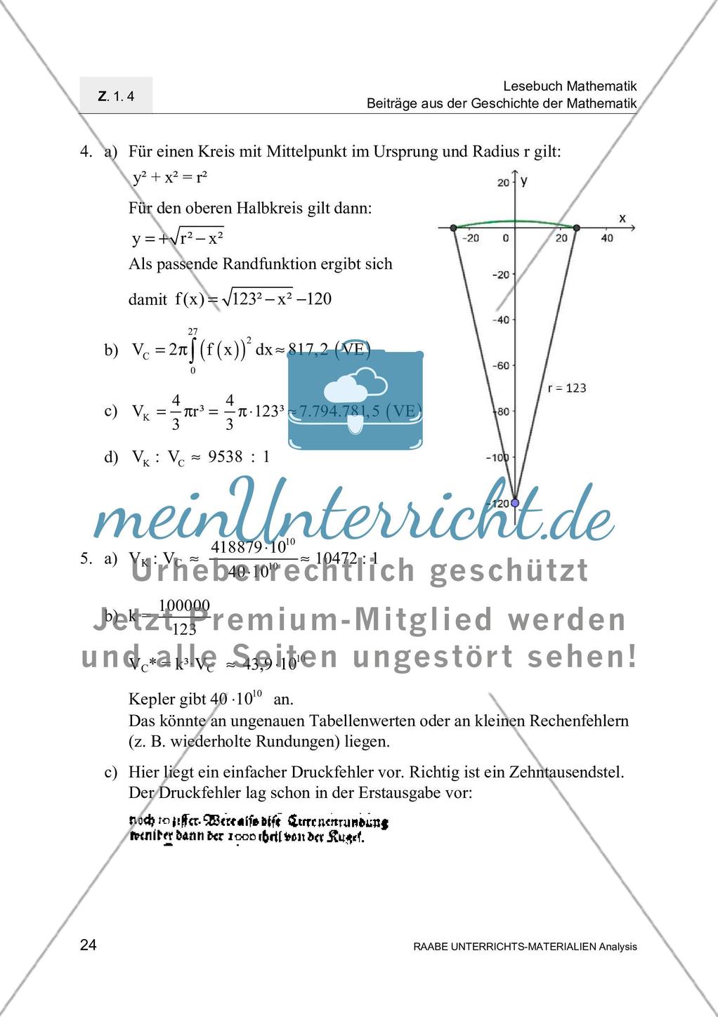 Rotationskörper und Kreisberechnungen von Johannes Kepler Preview 26