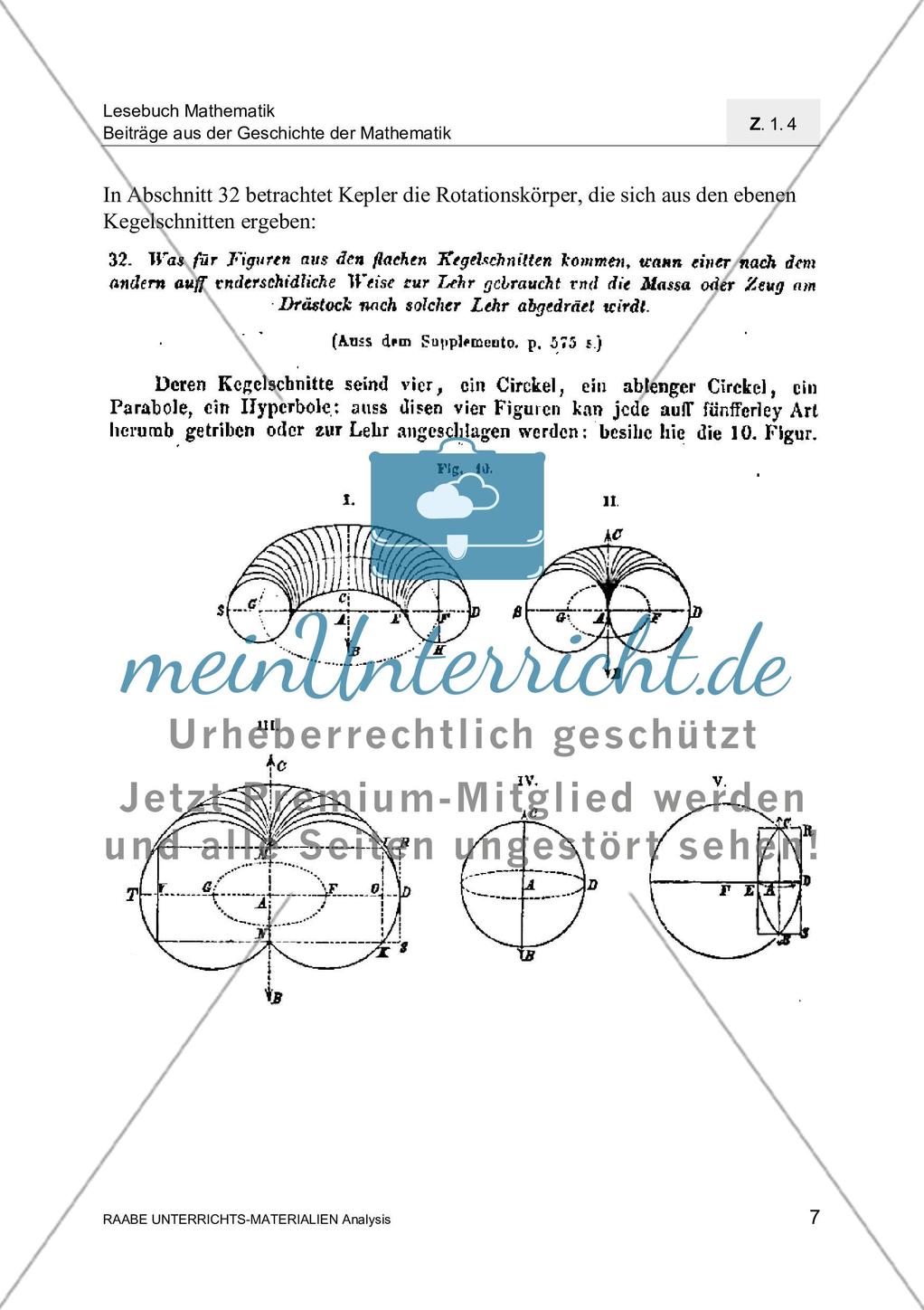 Rotationskörper und Kreisberechnungen von Johannes Kepler Preview 9