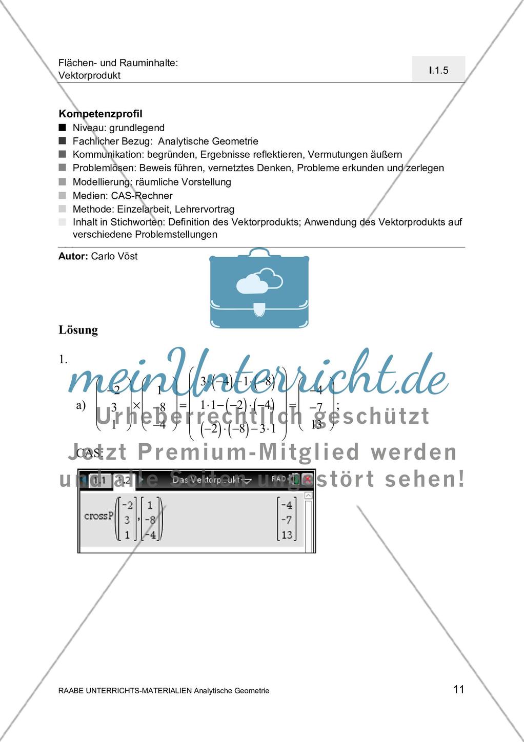 Das Vektorprodukt Preview 13