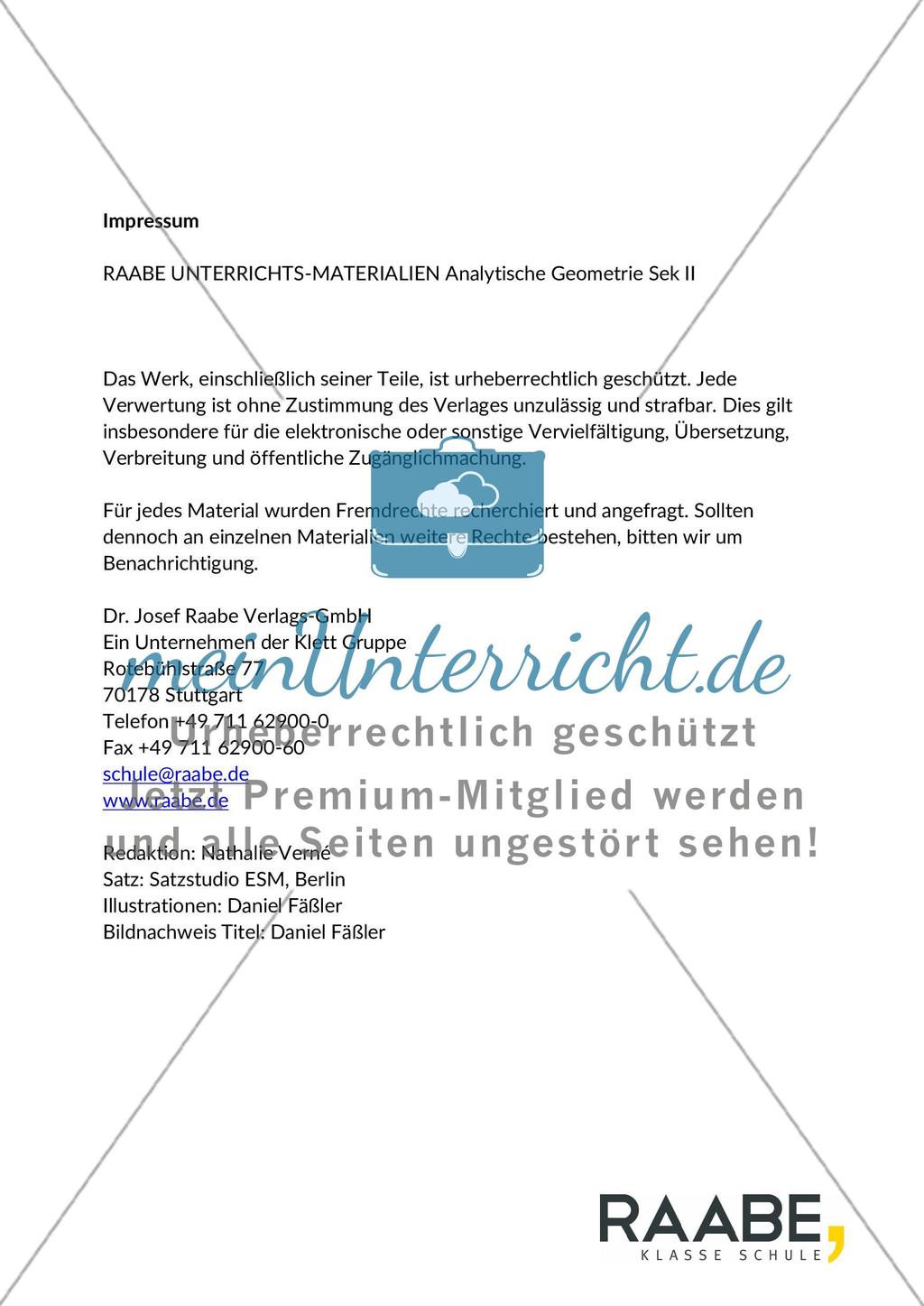 Das Vektorprodukt: Flächenberechnungen Preview 2