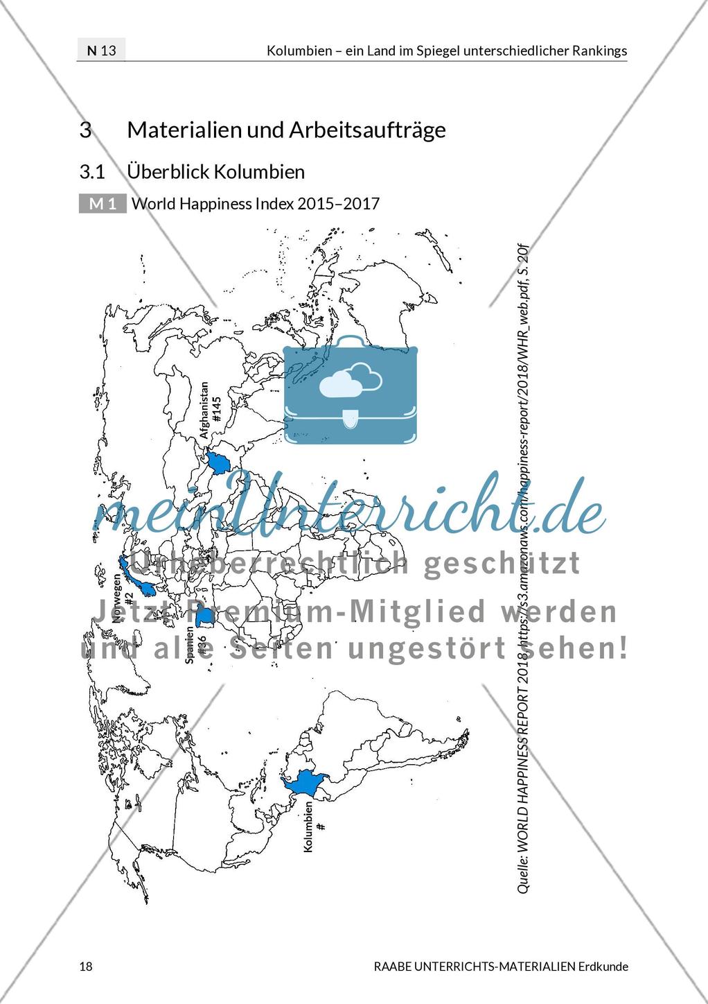 Kolumbien: Glücksindizes Preview 1