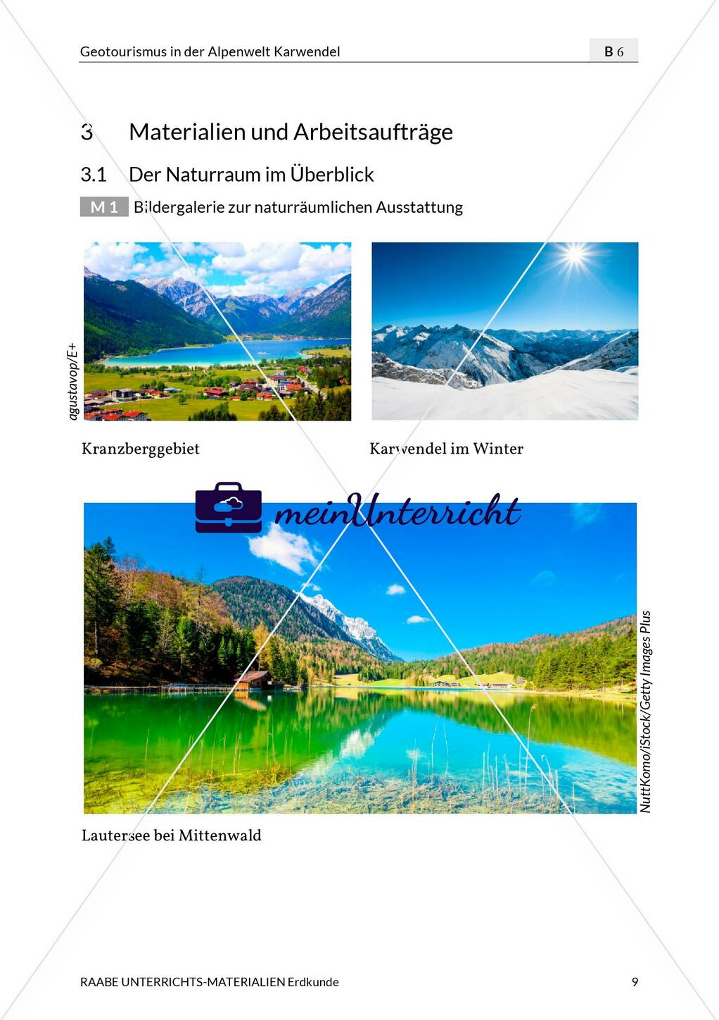 Der Naturraum Alpen Preview 1