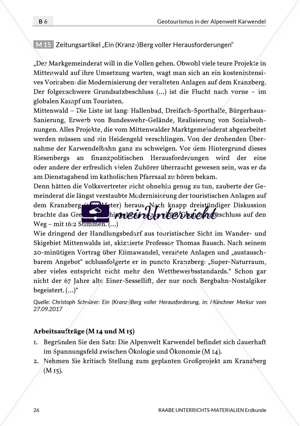Tourismus in der Alpenwelt Preview 6