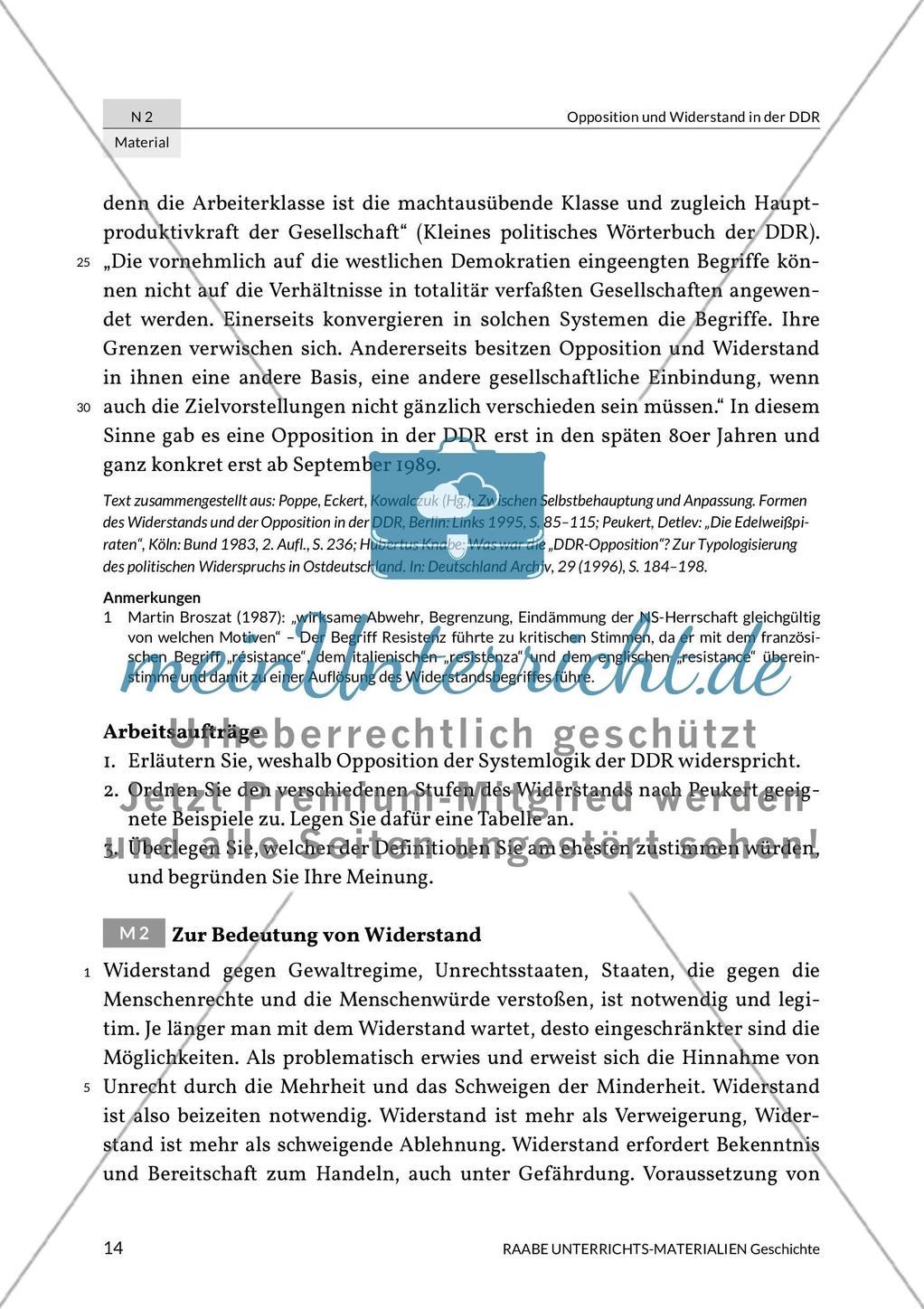 Der Begriff Opposition in der DDR und Fluchtmotive Preview 3