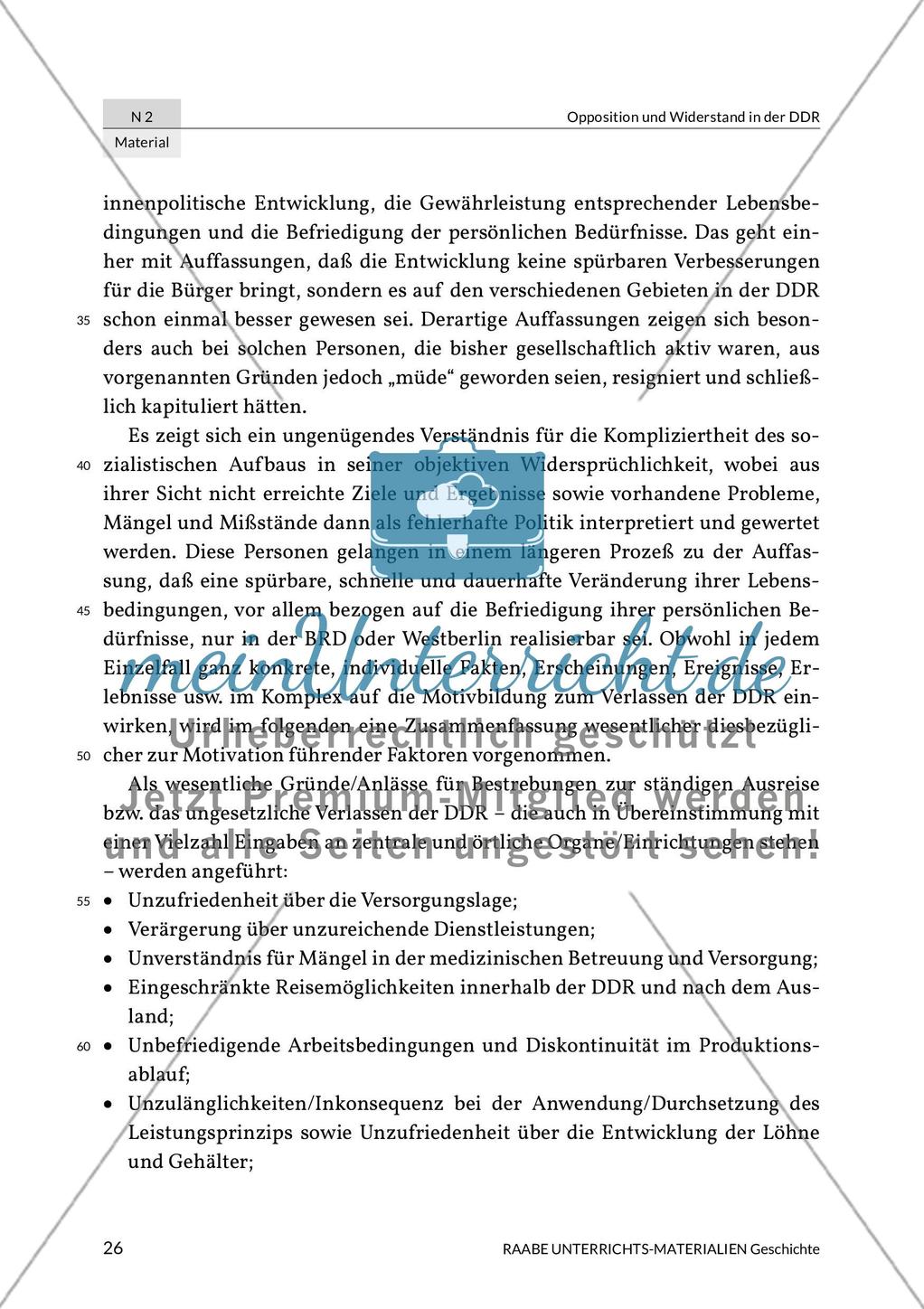 Motive und Bedeutung der Ausreise für die Entwicklungen in der DDR Preview 2