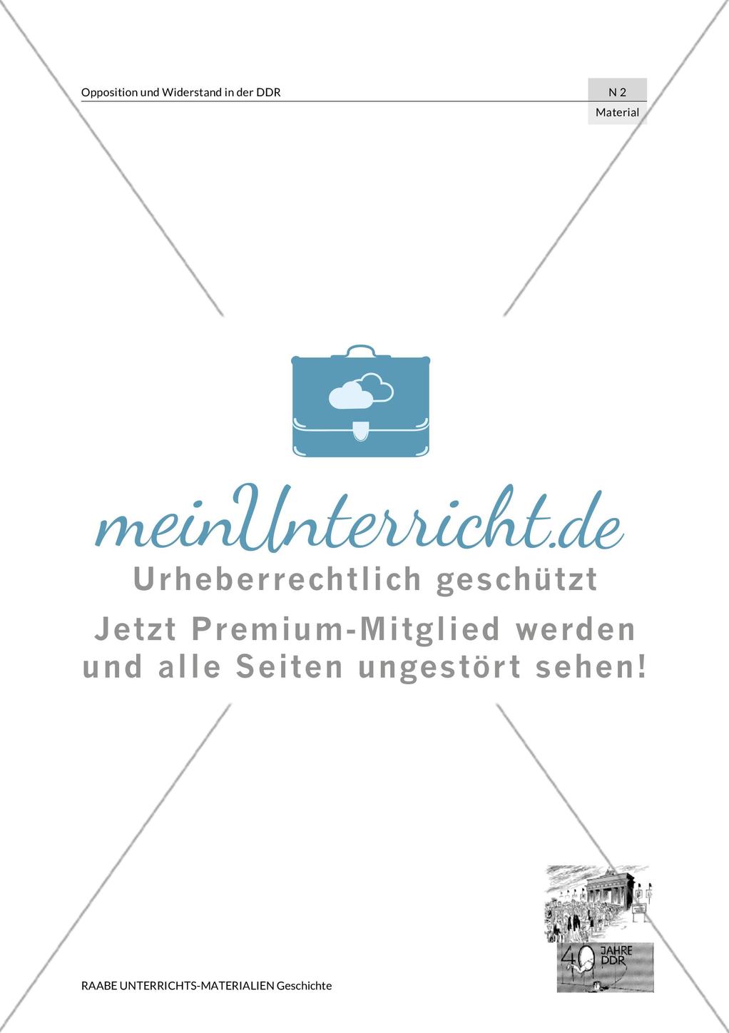 Motive und Bedeutung der Ausreise für die Entwicklungen in der DDR Preview 7