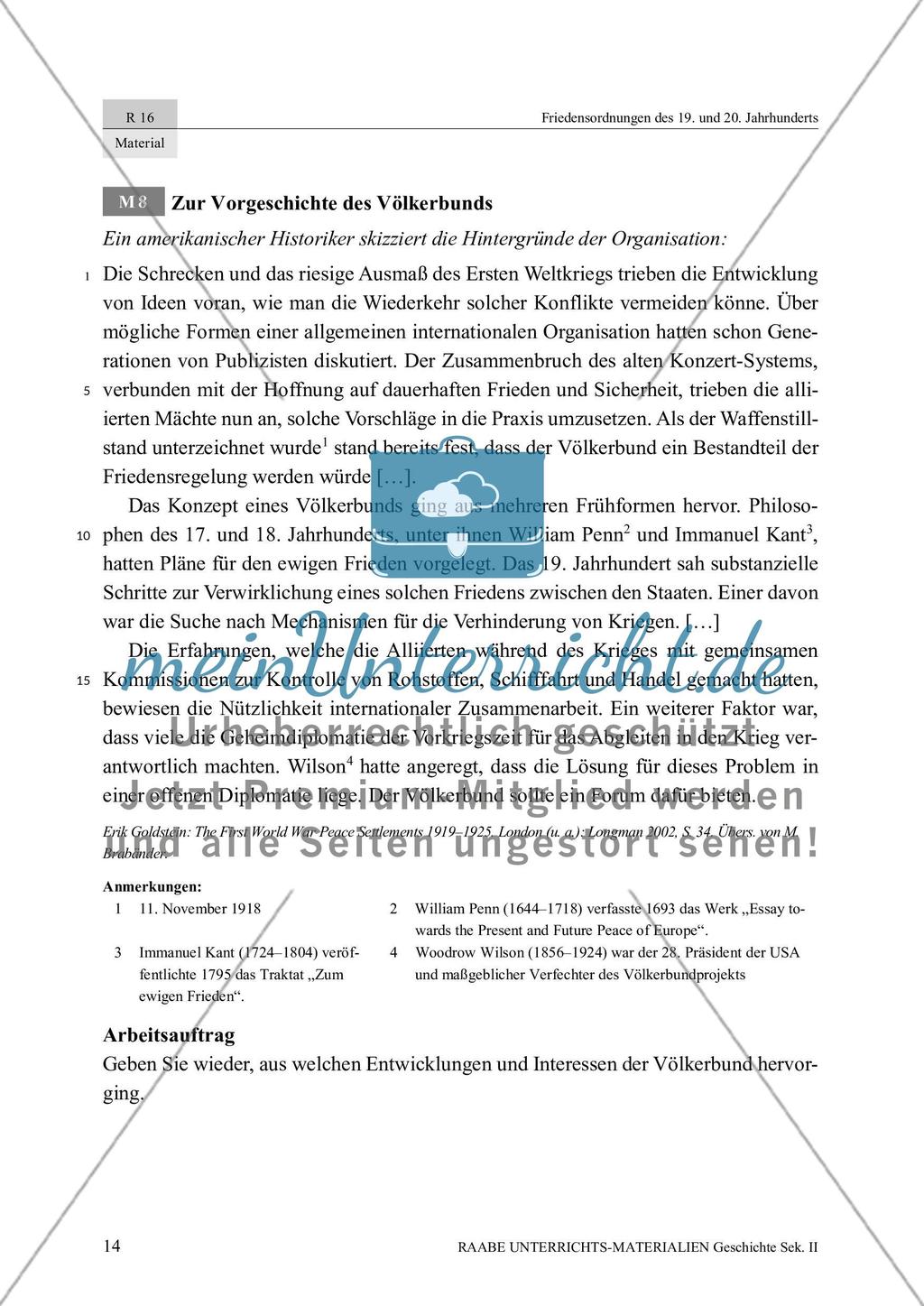 Der Völkerbund: Organisation, Schwächen und Erfolge Preview 2