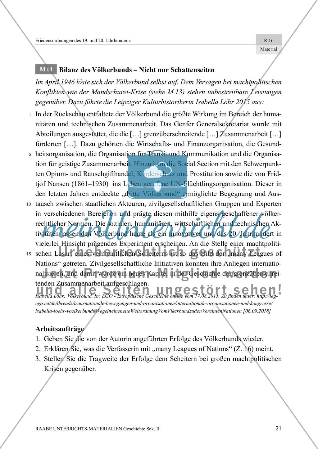 Der Völkerbund: Organisation, Schwächen und Erfolge Preview 9