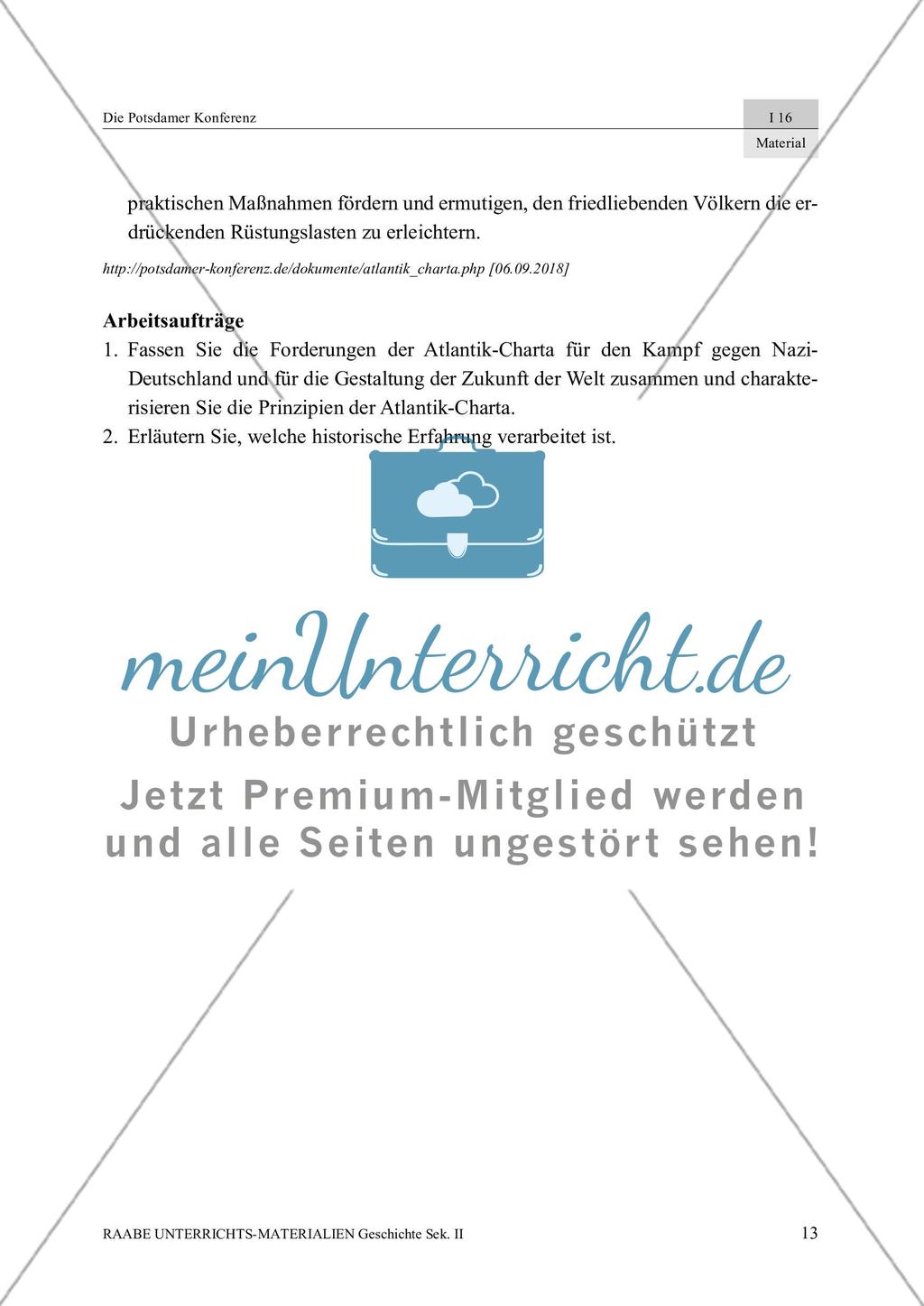 Friedensziele der Alliierten im Zweiten Weltkrieg Preview 2