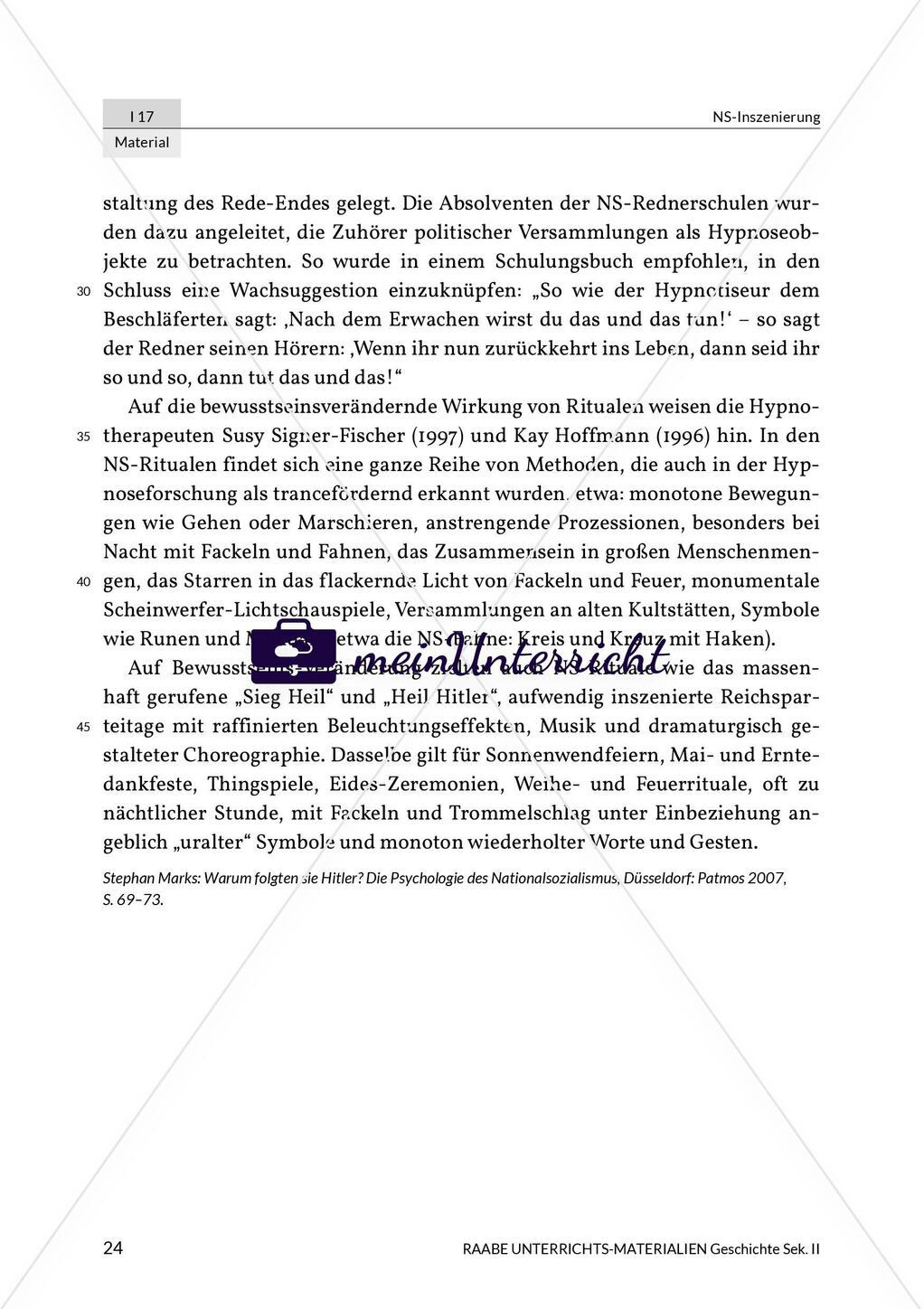 Die Wirkung der NS-Propaganda auf den Einzelnen Preview 2