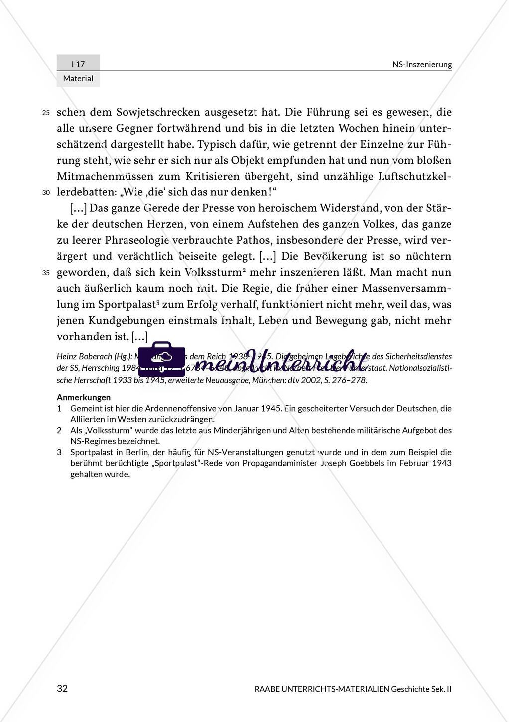 Erosion der Glaubwürdigkeit der NS-Propaganda und aktueller Bezug Preview 5