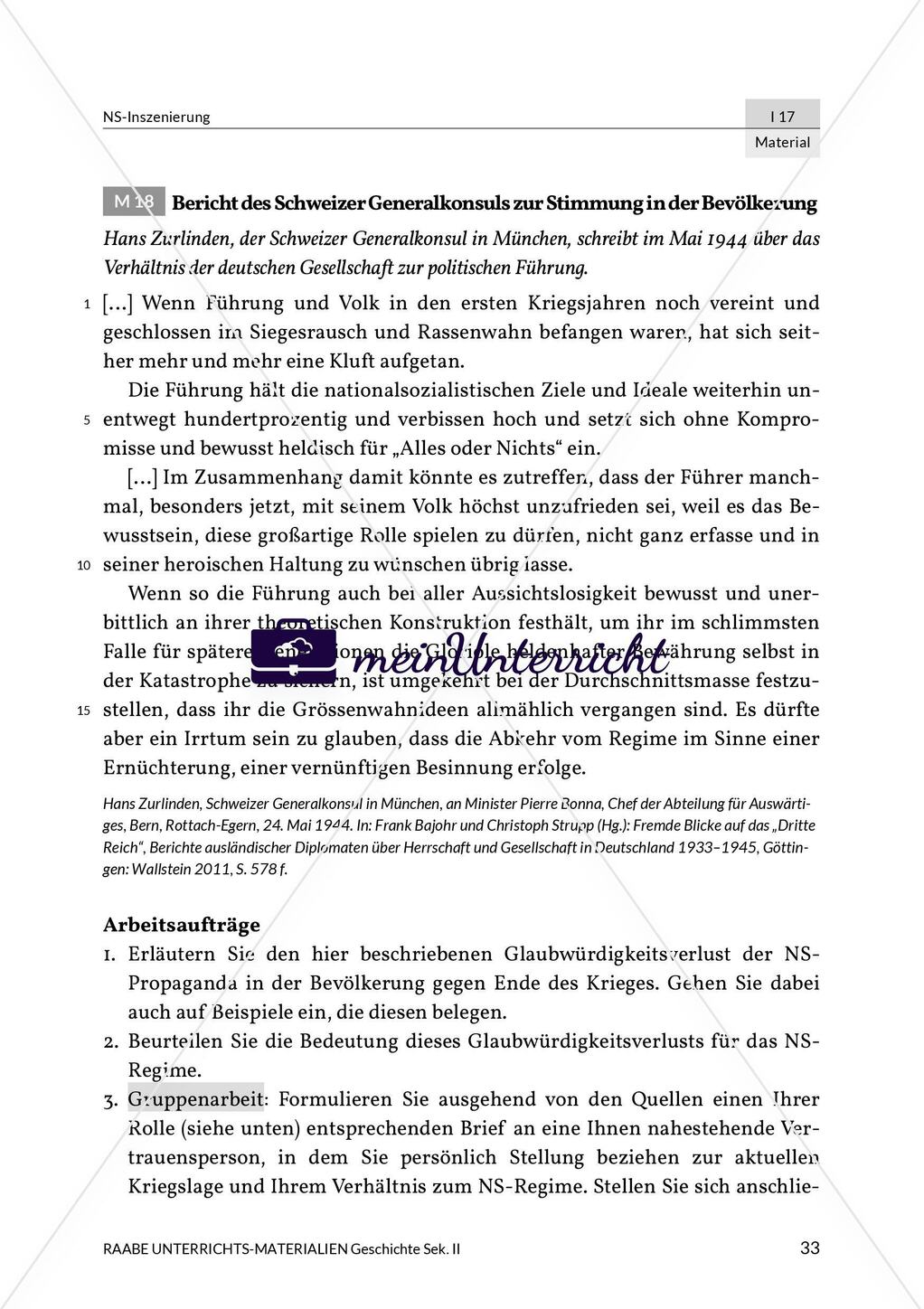 Erosion der Glaubwürdigkeit der NS-Propaganda und aktueller Bezug Preview 6