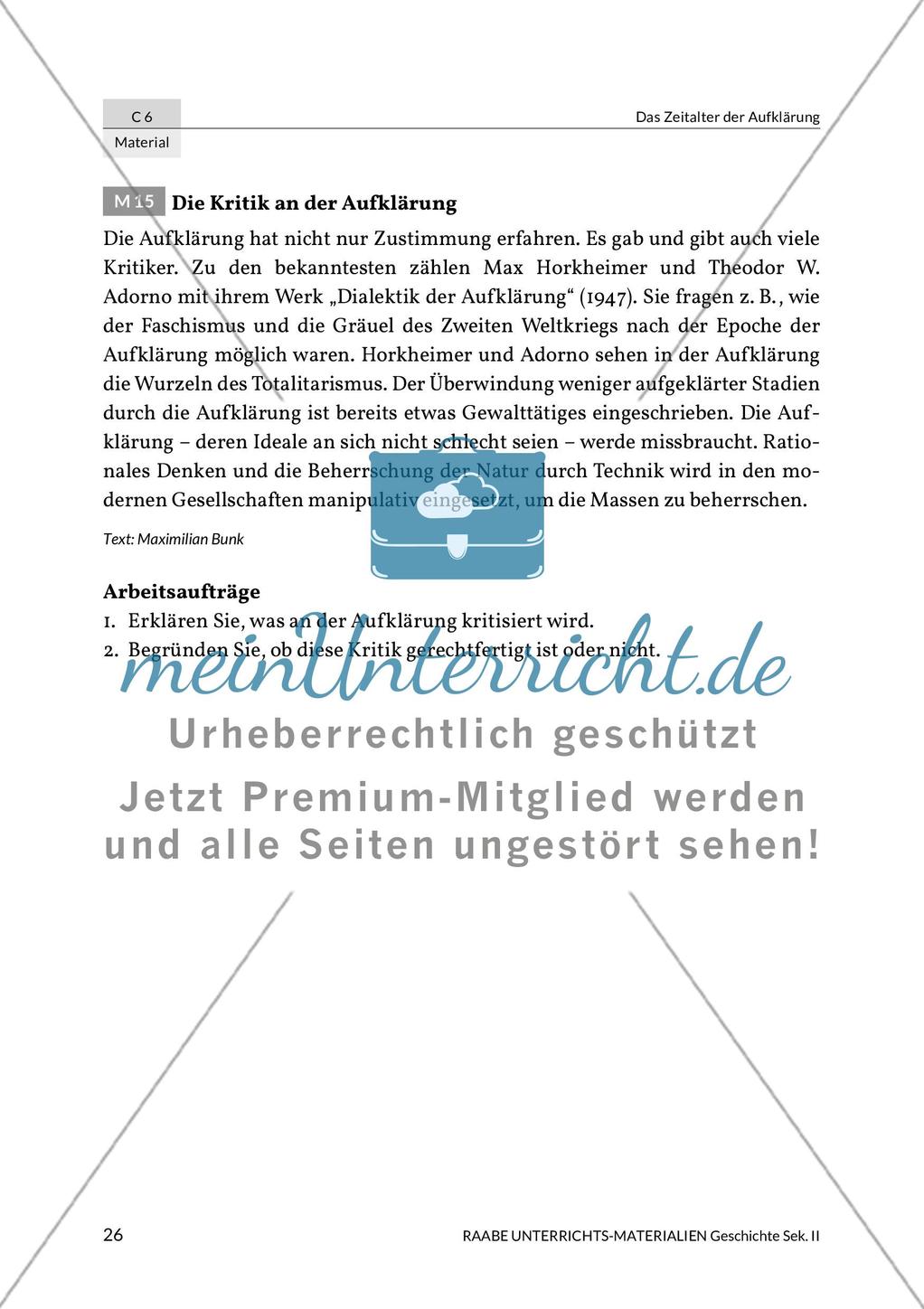 Aufklärung in Deutschland und Kritik Preview 6