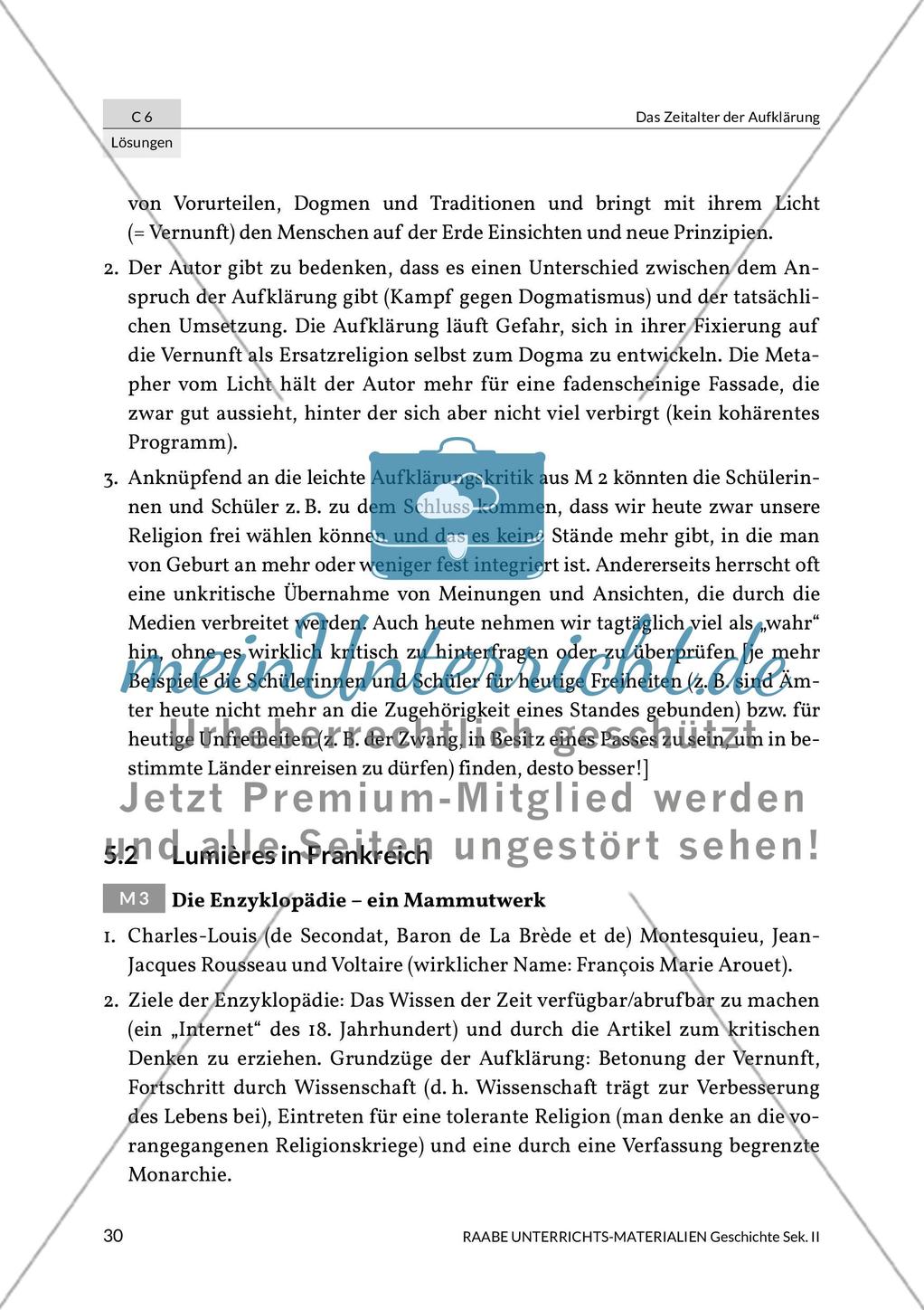 Aufklärung: Klausur- und Lösungsvorschlag Preview 4