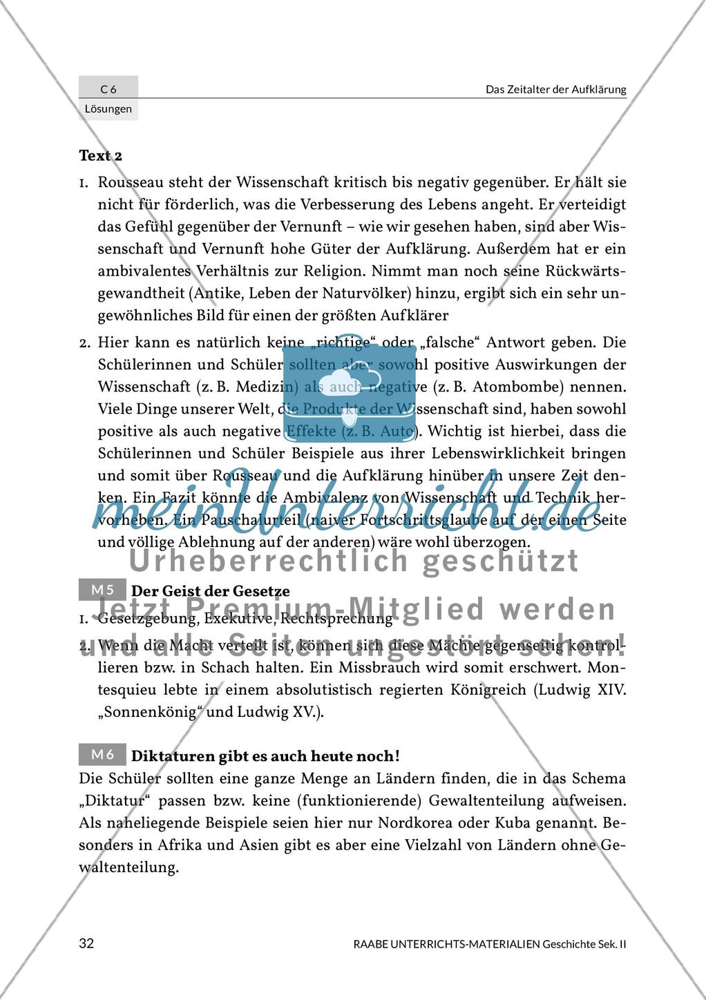 Aufklärung: Klausur- und Lösungsvorschlag Preview 6