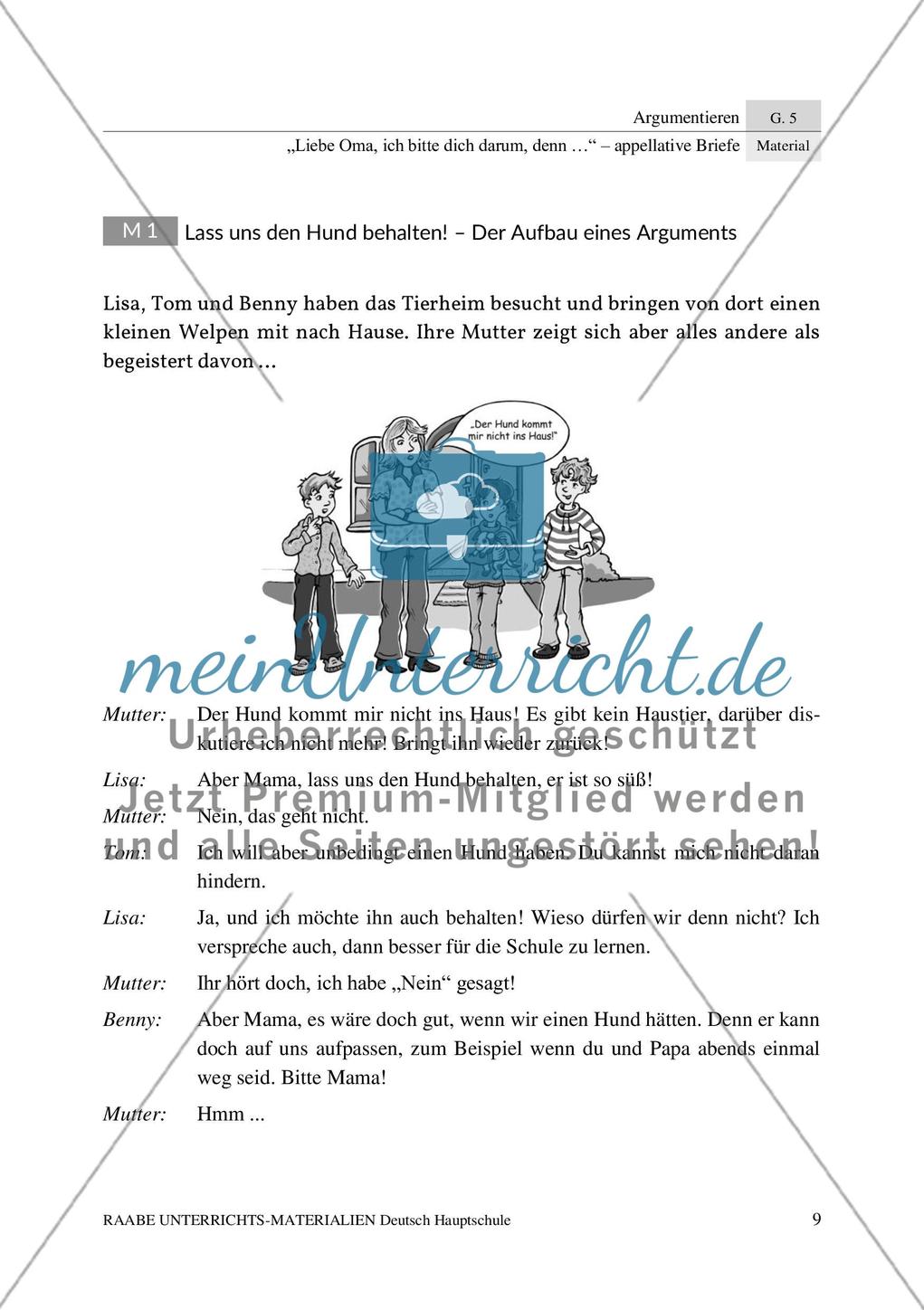 Appellative Briefe: Formulieren von Argumenten Preview 1
