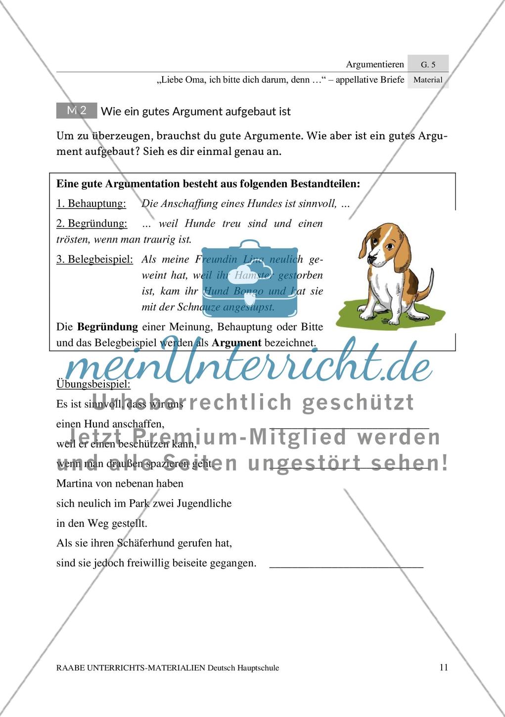 Appellative Briefe: Formulieren von Argumenten Preview 3