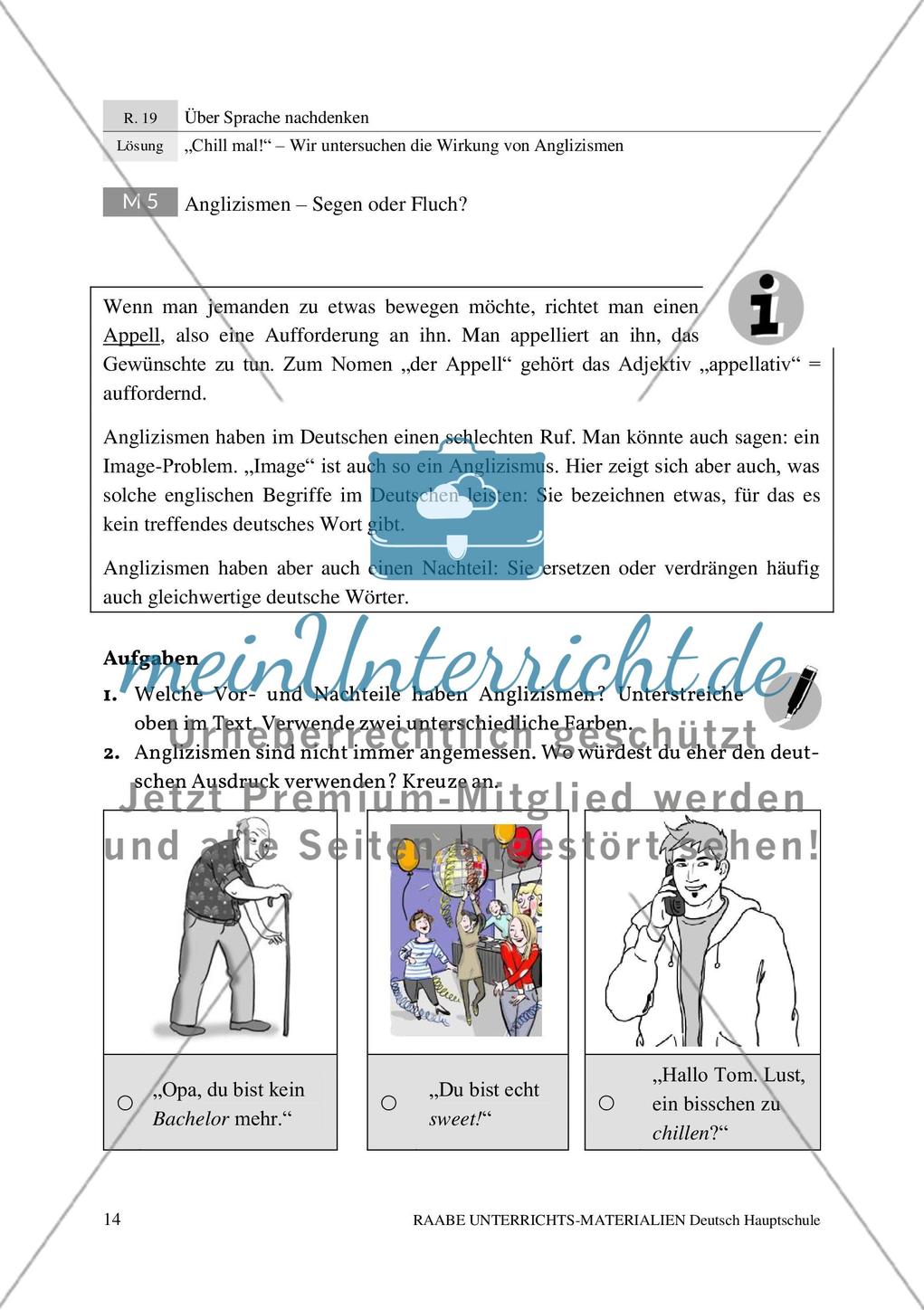 Bewertung von Anglizismen und Lösungsvorschläge Preview 1