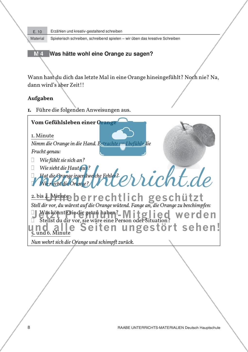 Kreatives Schreiben und Schreibspiele Preview 12