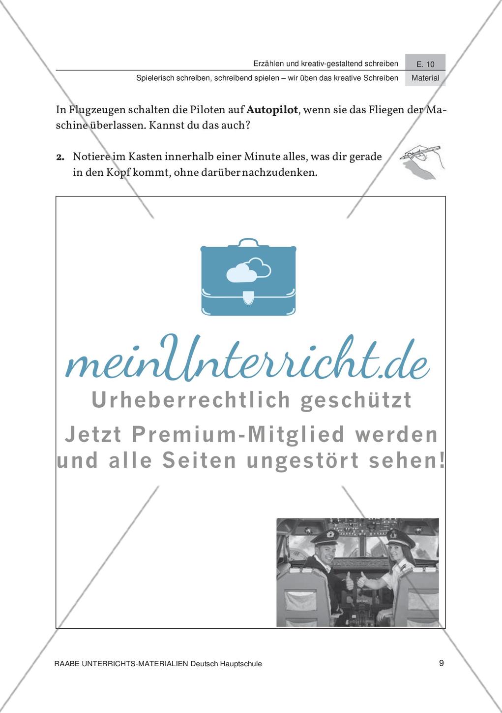 Kreatives Schreiben und Schreibspiele Preview 13