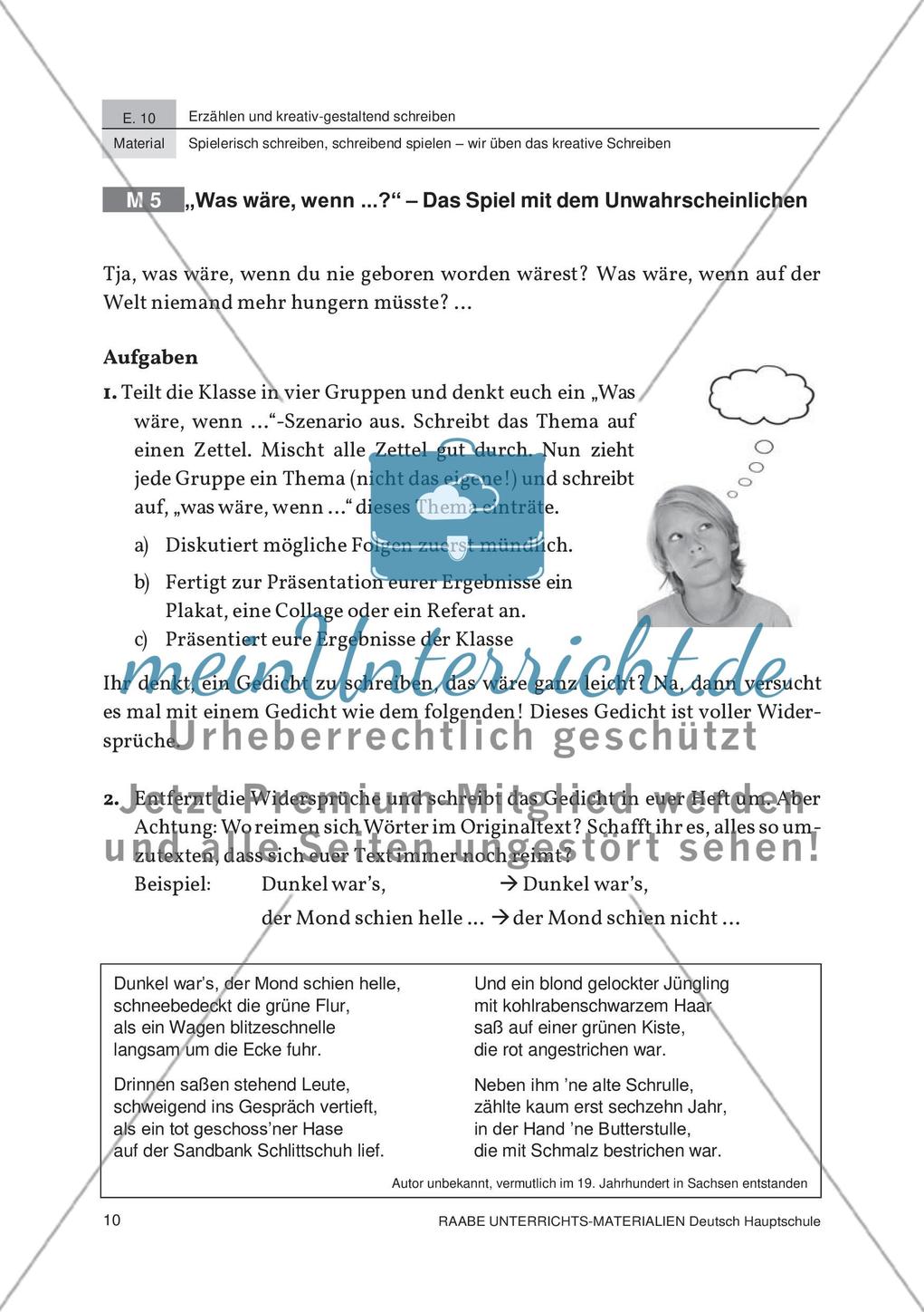 Kreatives Schreiben und Schreibspiele Preview 14