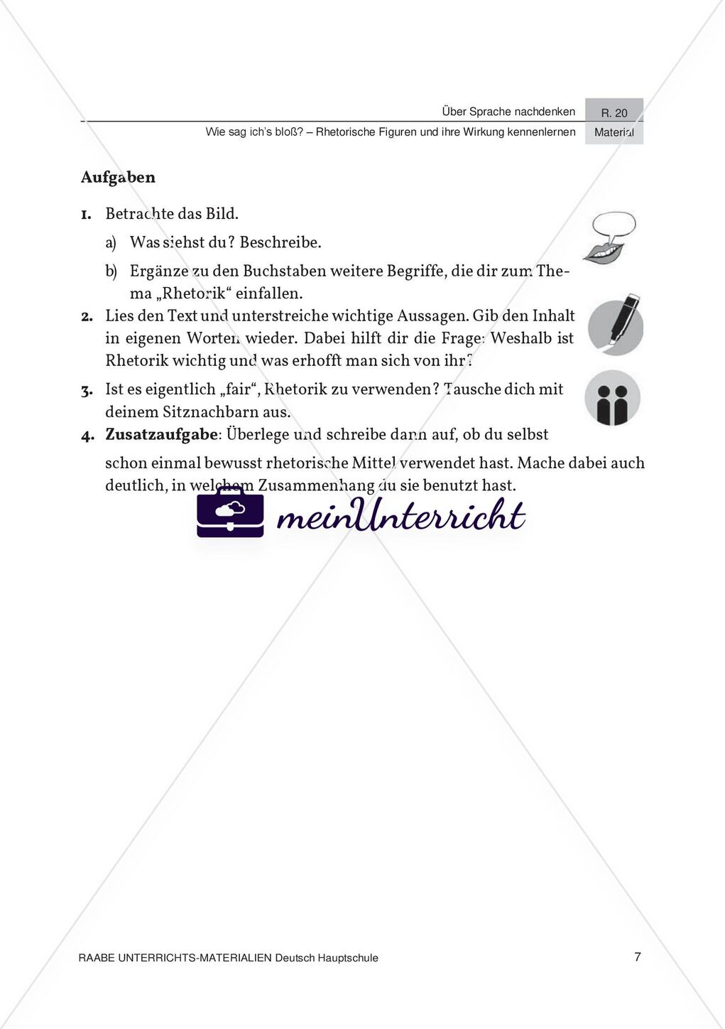 Begriffserklärung Rhetorik Preview 2