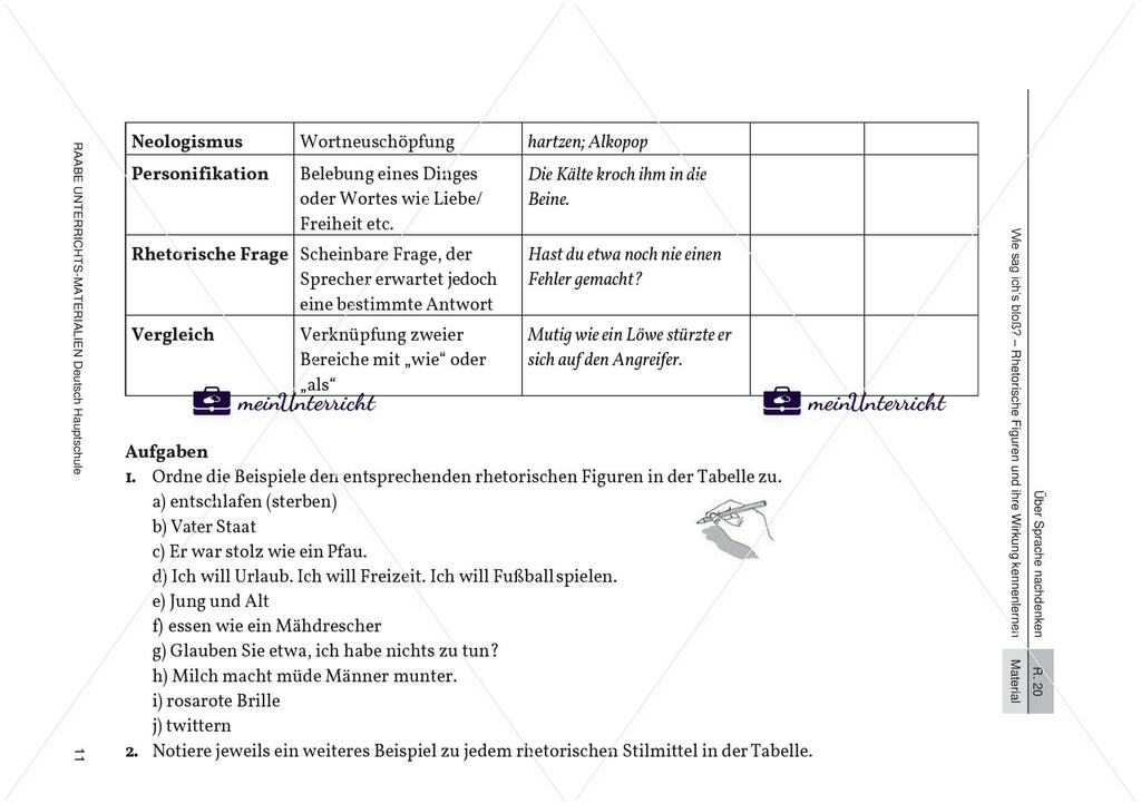 Rhetorische Stilmittel - Überblick Preview 2