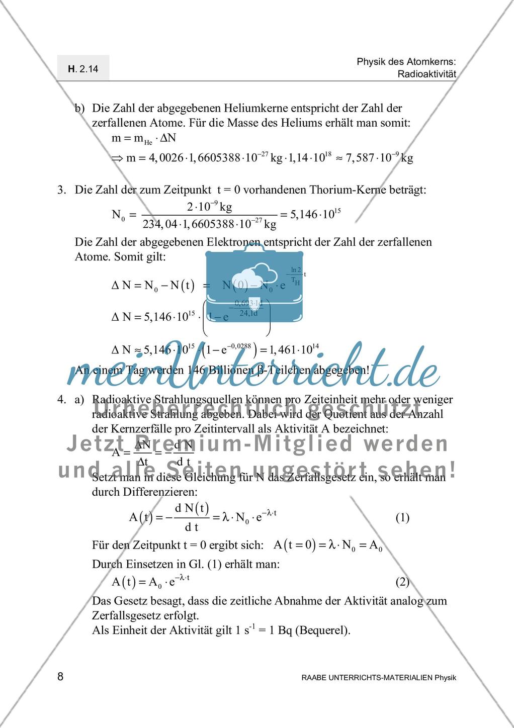 Der radioaktive Zerfall Preview 11