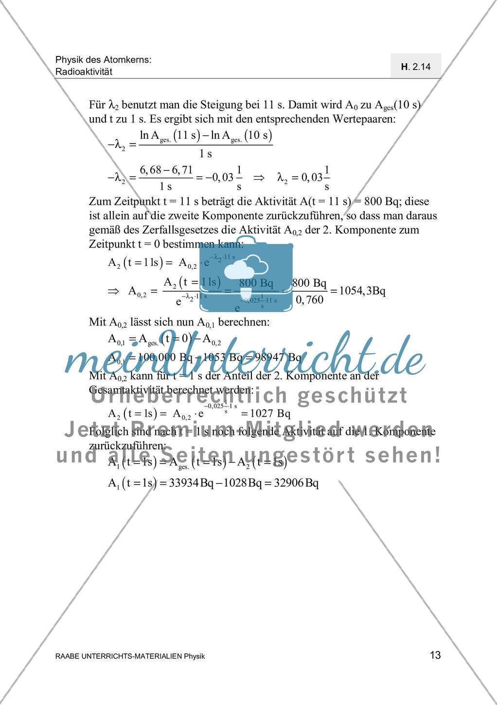 Der radioaktive Zerfall Preview 16