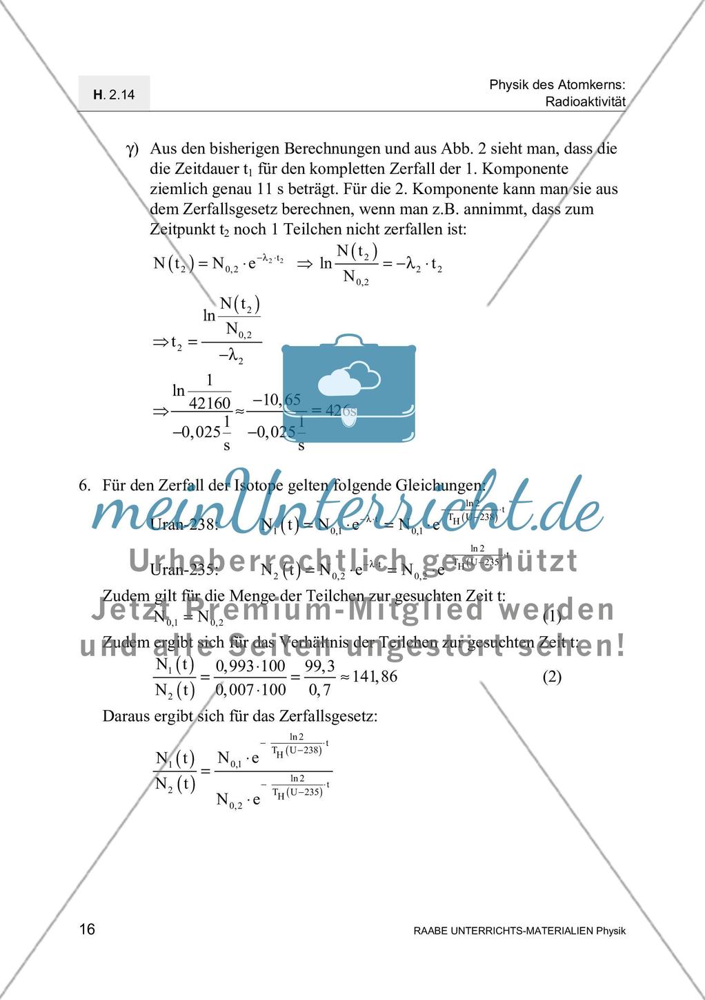 Der radioaktive Zerfall Preview 19