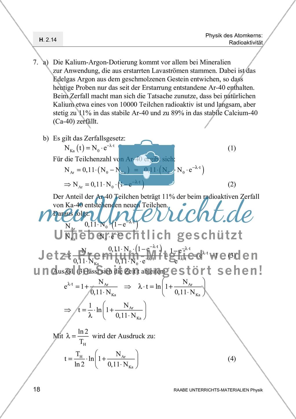 Der radioaktive Zerfall Preview 21