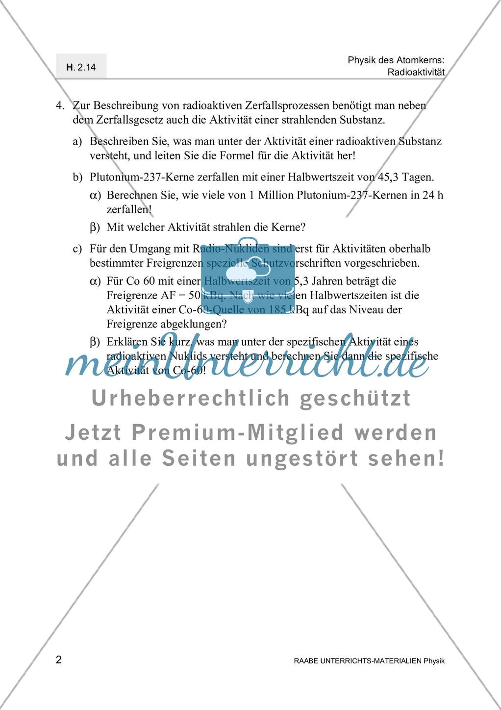 Der radioaktive Zerfall Preview 5