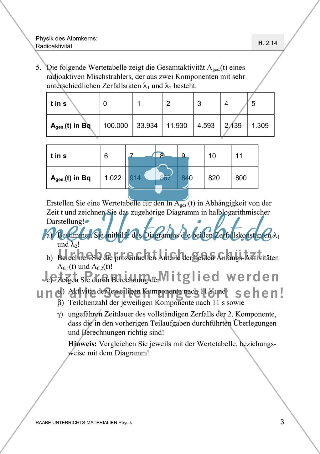 Der radioaktive Zerfall Preview 6