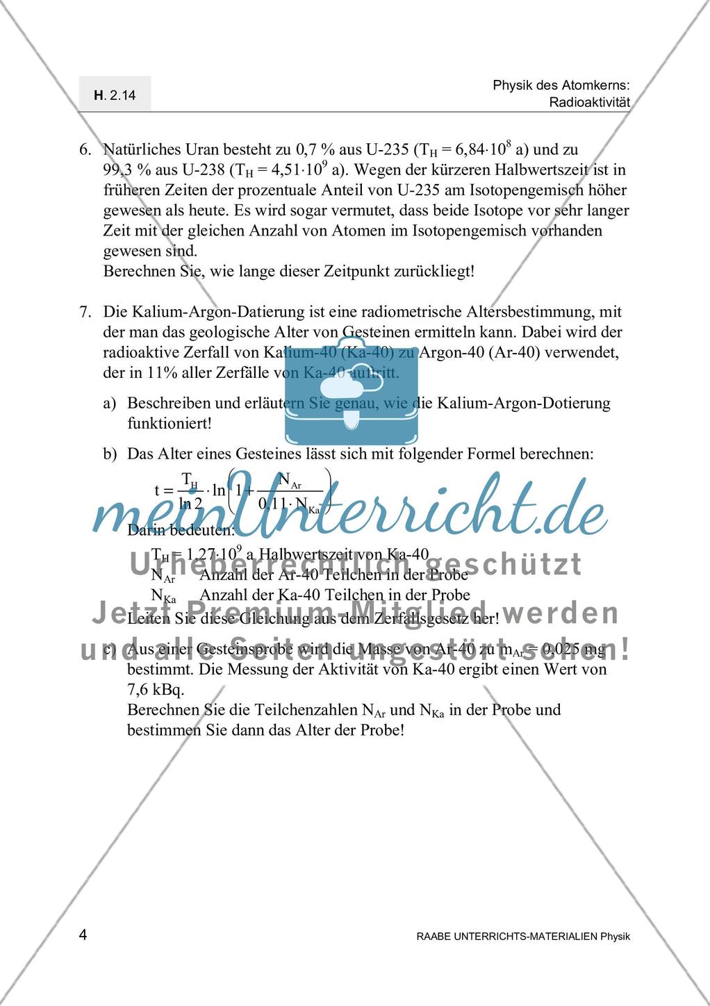 Der radioaktive Zerfall Preview 7