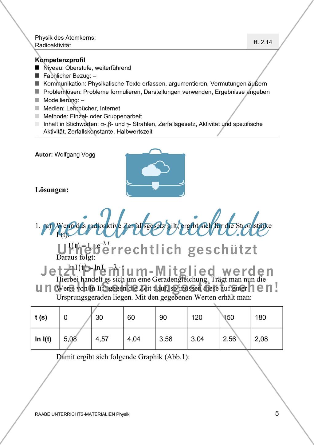 Der radioaktive Zerfall Preview 8