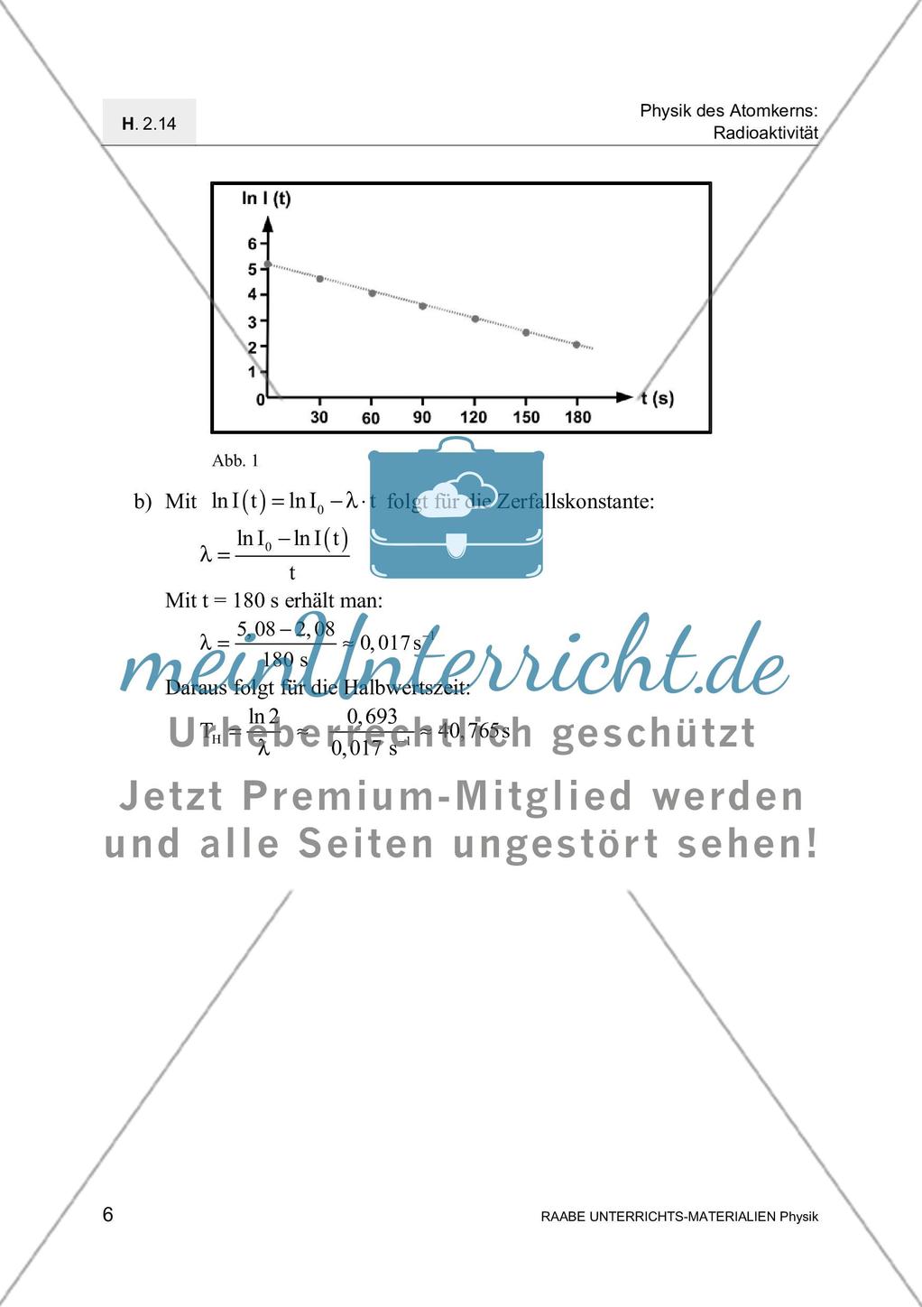 Der radioaktive Zerfall Preview 9