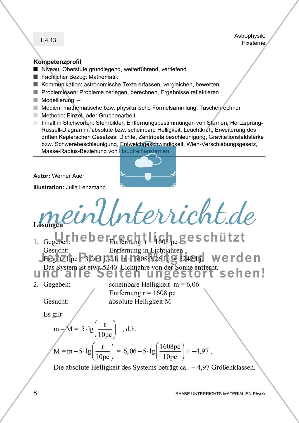 Kompetenzprofil und Lösungen Preview 1