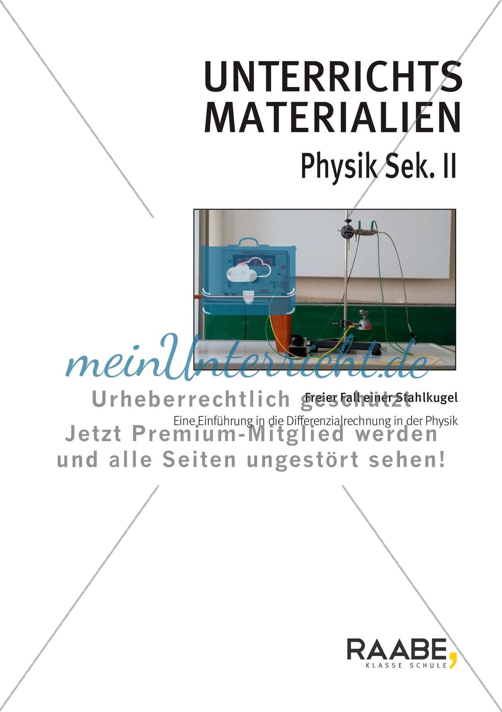 Freier Fall einer Stahlkugel Preview 1