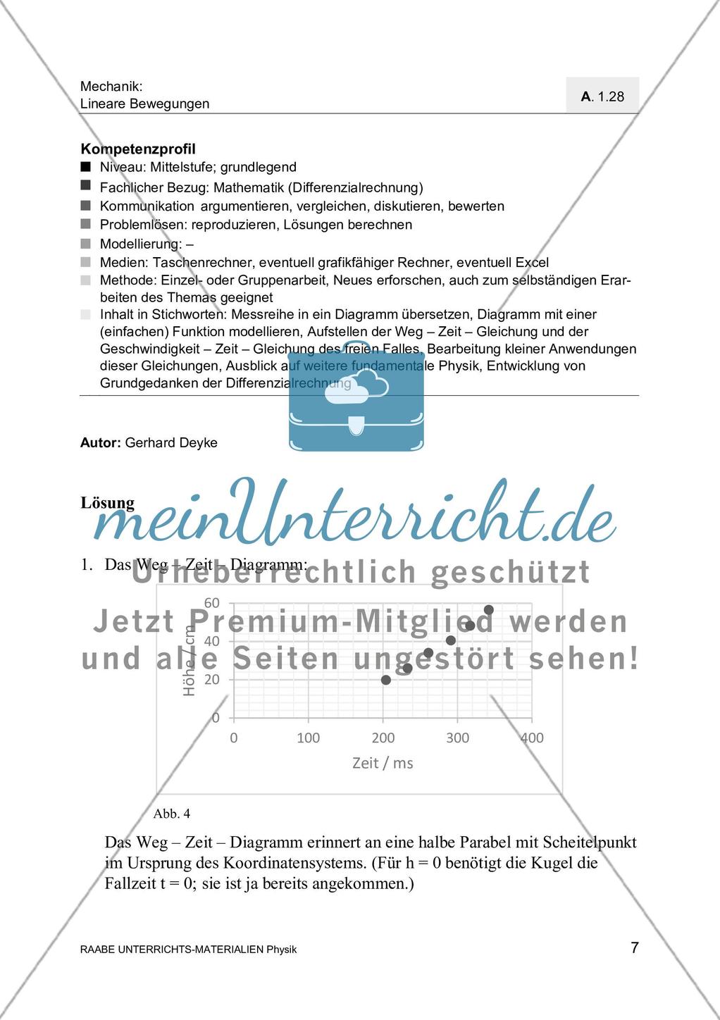 Freier Fall einer Stahlkugel Preview 9