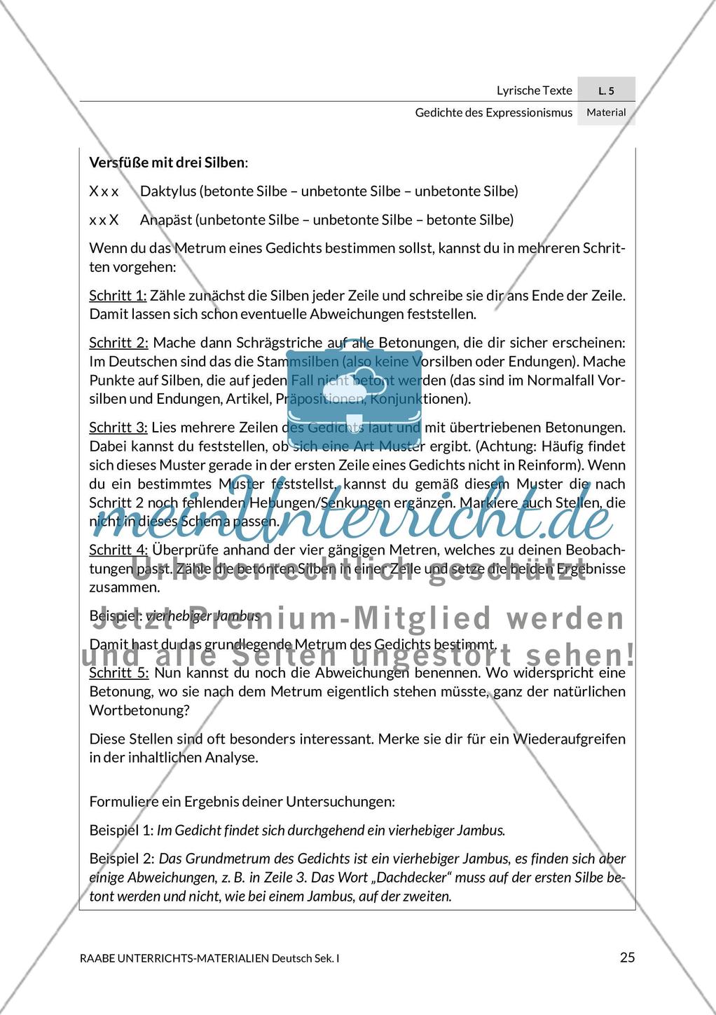 Expressionistische Lyrik - Jakob van Hoddis: Weltende Preview 20