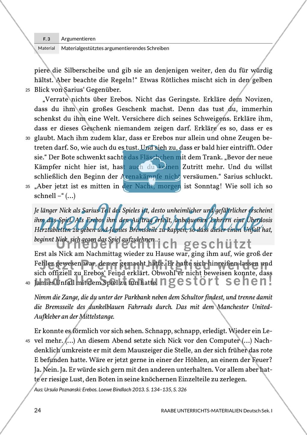 Argumentierendes Schreiben - Rede zum Thema Gewaltdarstellungen in den Medien Preview 19