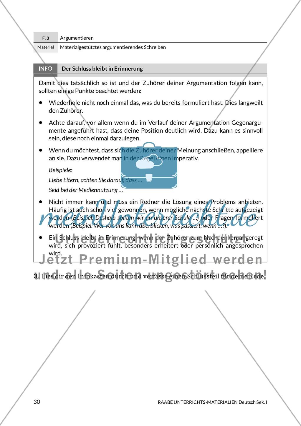 Argumentierendes Schreiben - Rede zum Thema Gewaltdarstellungen in den Medien Preview 25